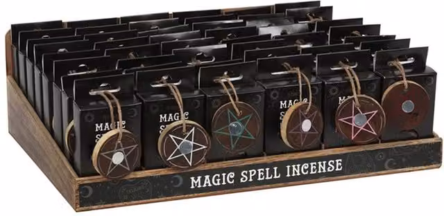 KDMK Set of 48 Magic Spell Incense Cones, Black