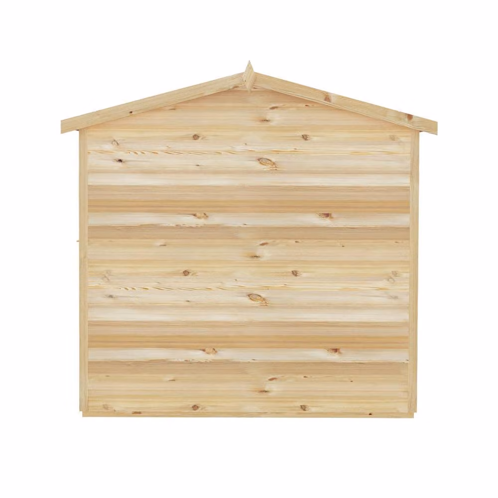 Shires Overlap DD Gable Garden Shed with Double Doors in Beige – 2
