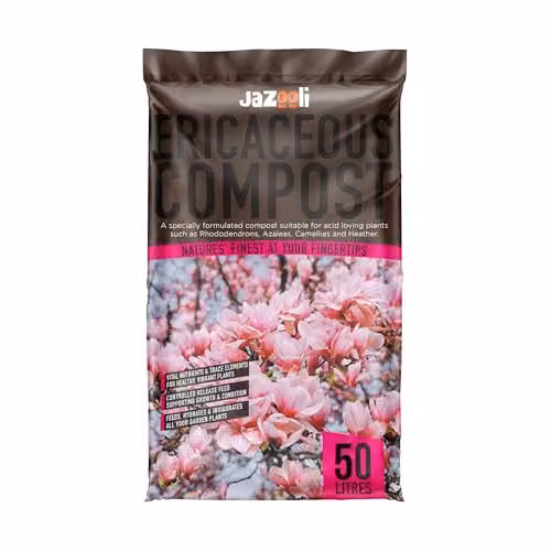 Jazooli Organic Ericaceous Multi Purpose Compost for Indoor and Outdoor Plants, 50 l