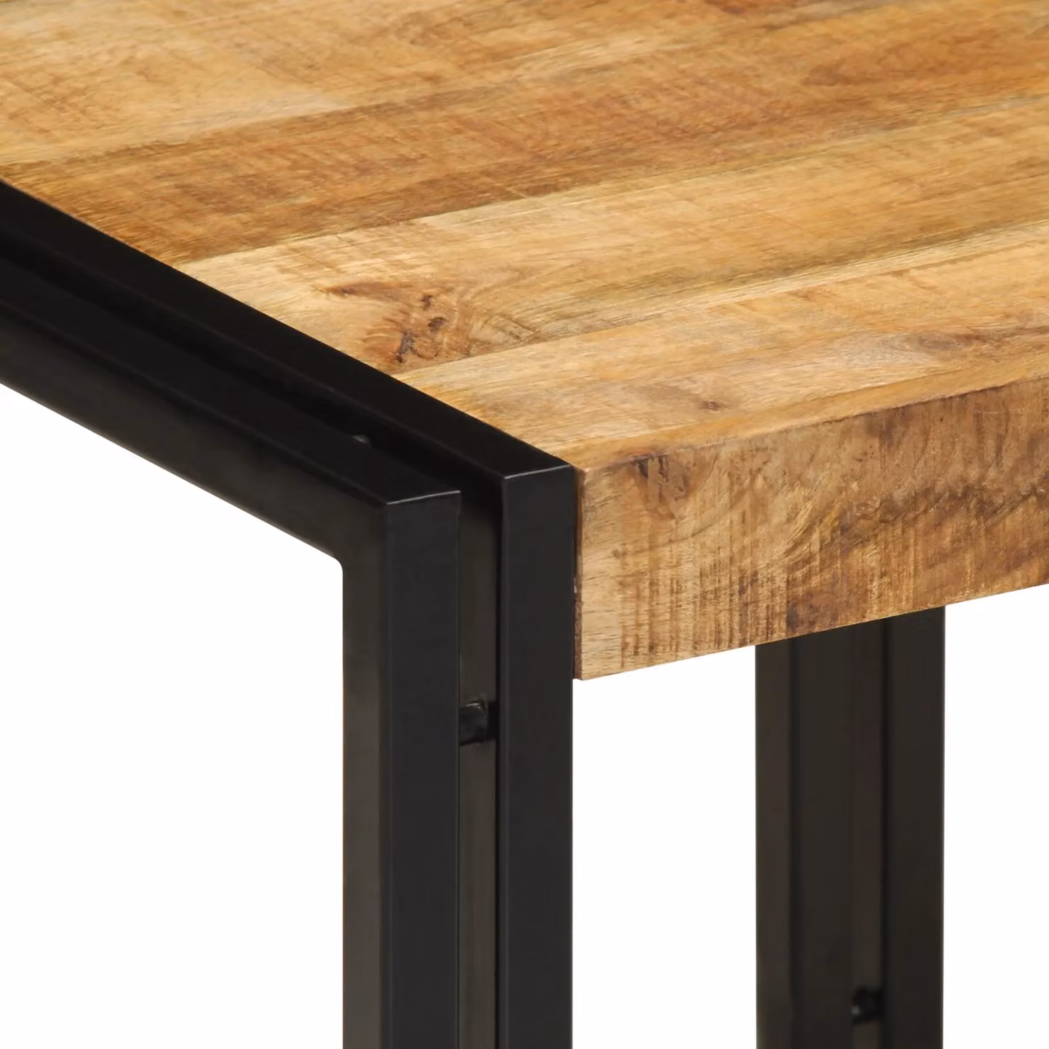 Berkfield Home Mango Wood Coffee Table in Brown, W/D/H: 50 x 40 x 38 cm – 4