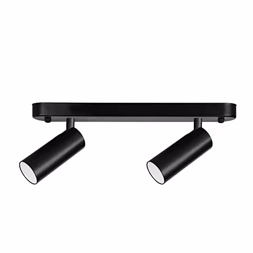 Netlighting Logos Double LED Twin Spotlight 3.7W 3000K 282lm Black – 1