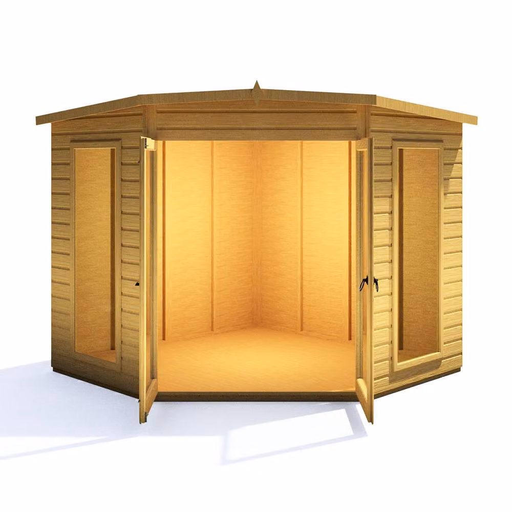 Shires Barclay Shiplap Summerhouse Garden Sun Room in Brown – 2