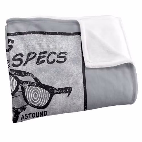 Warner Bros. Superman X-Ray Specs Retro Soft Fleece Throw Blanket, Multicolour, W: 91.44 cm, L: 147 cm – 2