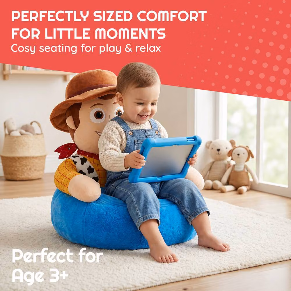 Disney Toy Story Woody Plush Kids Sofa Chair in Multicolour Textile Fabric – 2