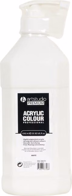 Art Studio Premium White Paint 1 l
