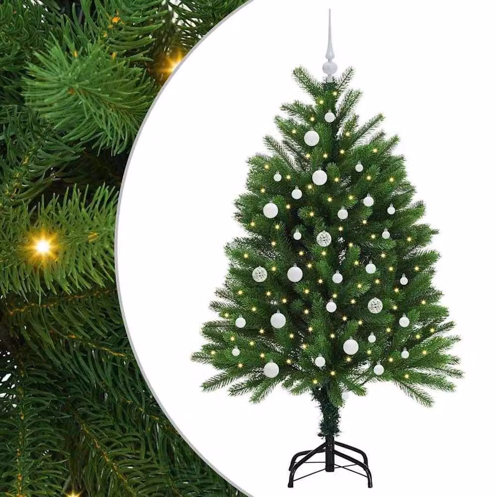 Berkfield Home Green Christmas Tree with 150 LEDs and Stand, Height: 120 cm – 2