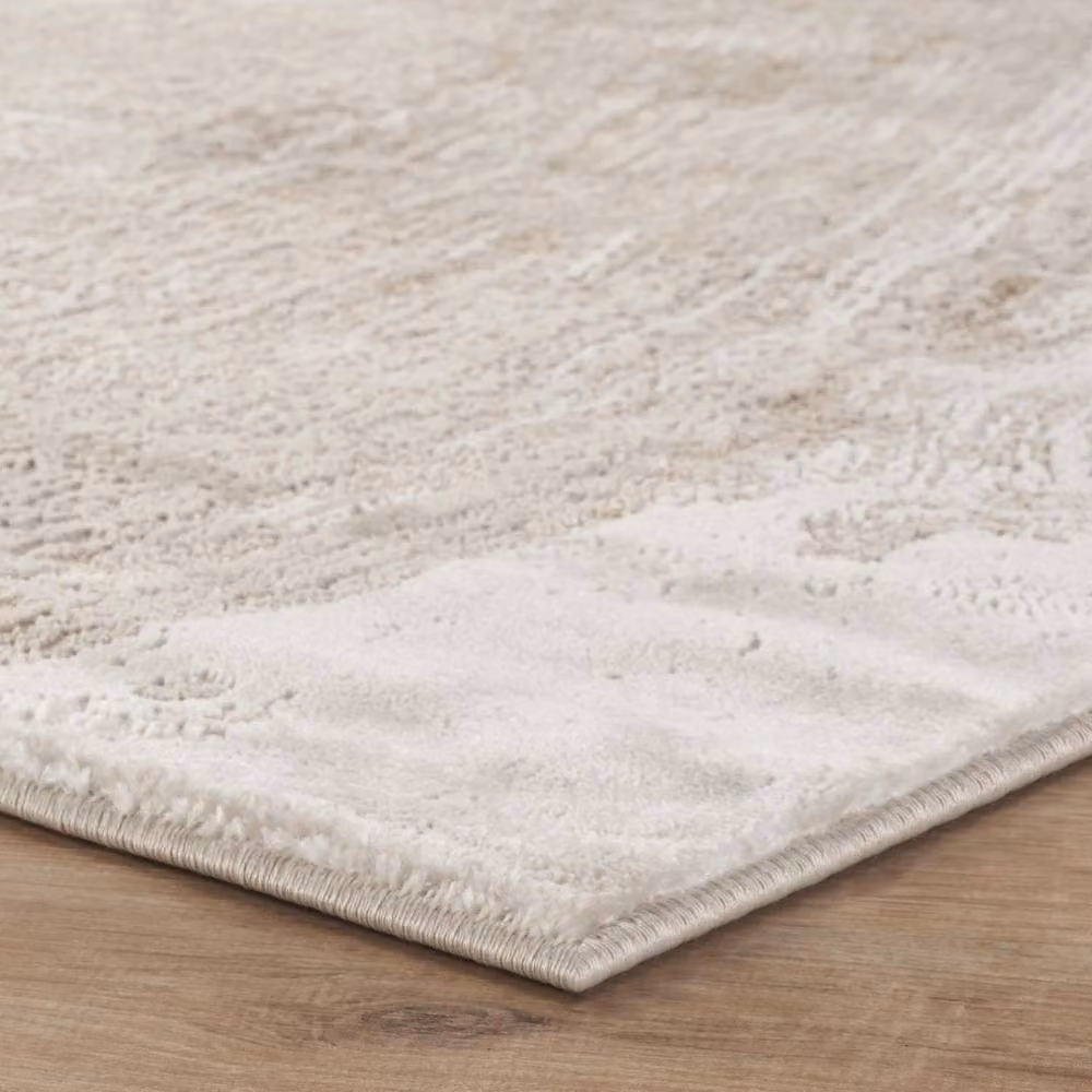 Desire Rugs Elysium Modern Abstract Area Rug in Beige, Gold and Grey, W: 200 cm, D: 290 cm – 2