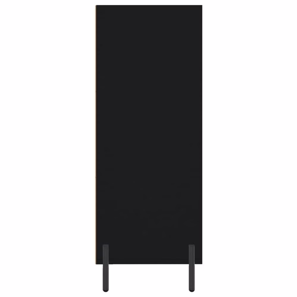 Berkfield Home Modern Black Shelf Cabinet W/D/H: 69.5 x 32.5 x 90 cm – 5