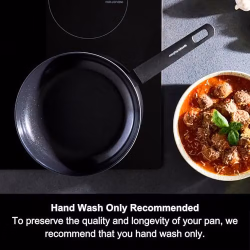 Morphy Richards Grey Aluminium Frying Pan with Ceramic Coating, Diameter: 24 cm – 7
