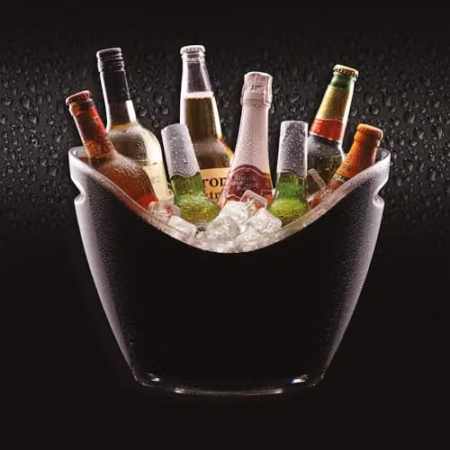 BarCraft Black Acrylic Ice Bucket, 8 Litre – 2