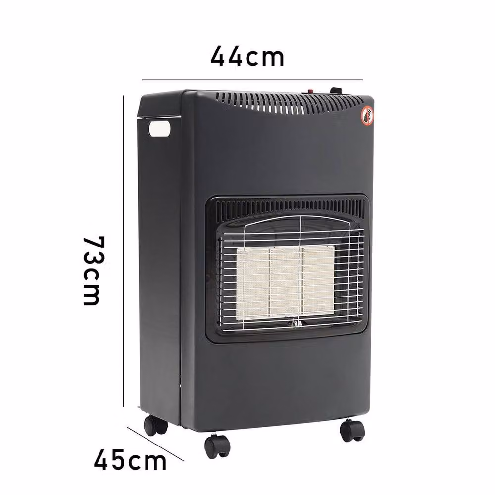 FORGEVIO 4.2kW Detachable Indoor Butane Gas Heater in Black – 2