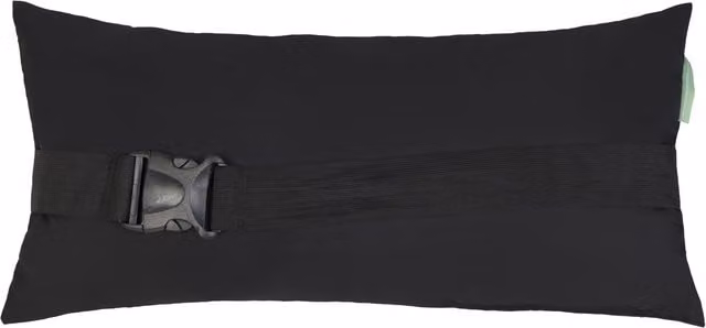 Gardenista Soft Polyester Outdoor Sun Lounger Neck Support Cushion in Black