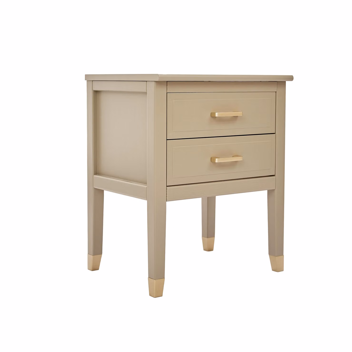 Cabinet Bits Palazzi 2 Drawer Bedside Table in Light Beige – 2