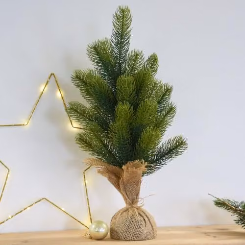 Thompson & Morgan Nigita Green Ornamental Christmas Tree, Height: 45 cm