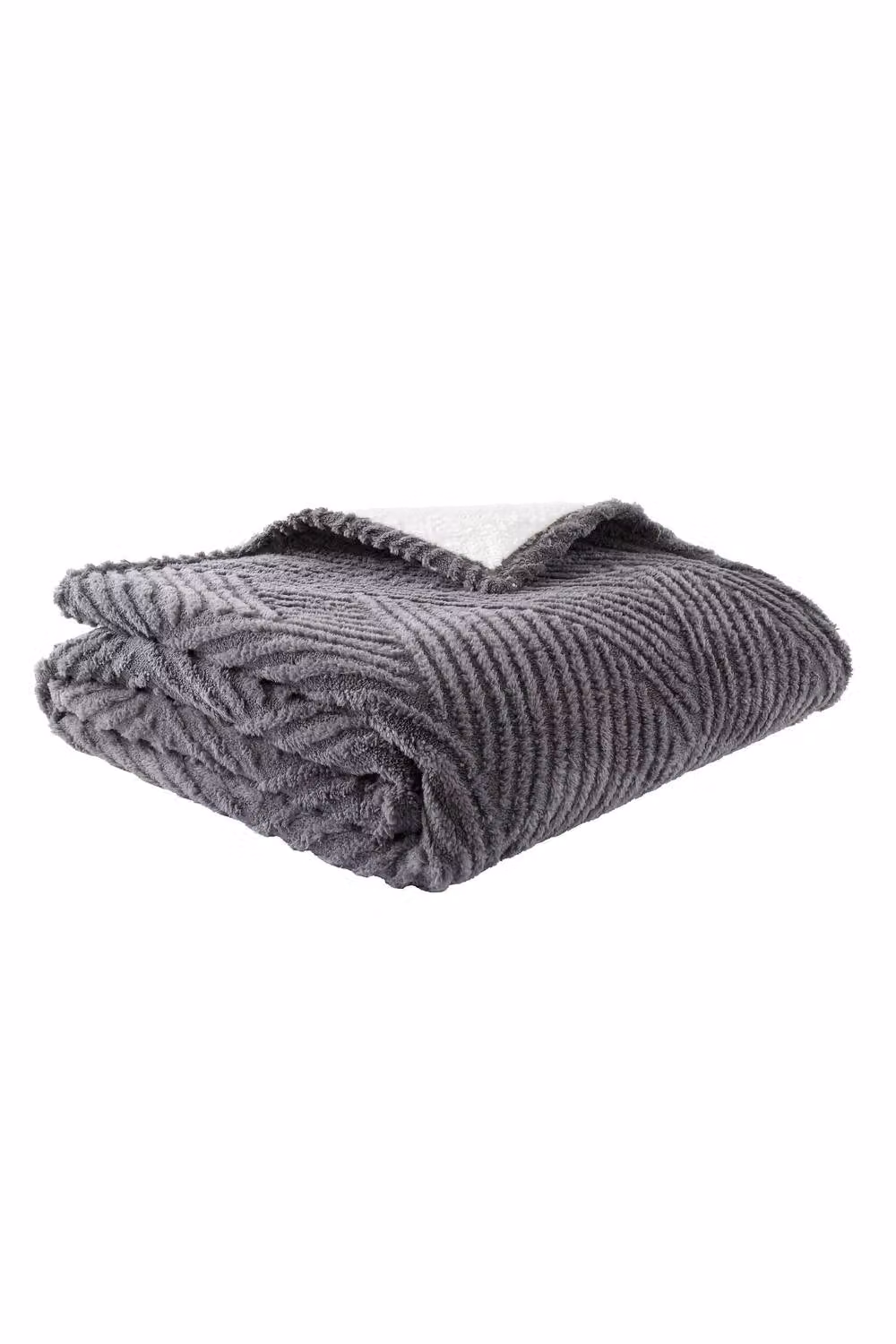 Catherine Lansfield Heat Buddy Cosy Super Thermal Fleece Blanket Bedspread in Charcoal Grey, W: 200 cm, D: 220 cm – 4