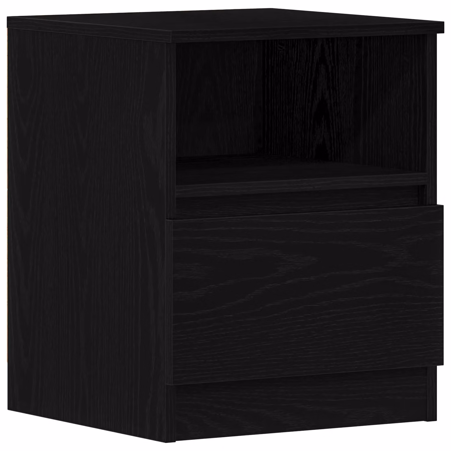 Berkfield Home Modern Black Oak Nightstands 2-Pack, W/D/H: 40 x 40 x 50 cm – 2