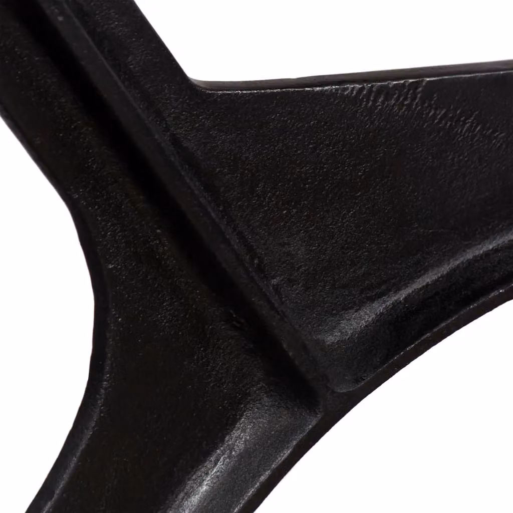 Berkfield Home O-Frame Cast Iron Dining Table Legs, 2 Pieces, Black Polished – 7