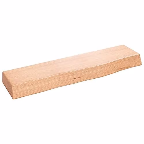 vidaXL Rustic Oak Wall Shelf, Light Brown, W: 40 cm, D: 10 cm, H: 4 cm