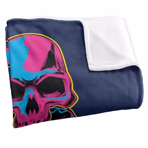 Warner Bros. Harry Potter Death Eaters Dark Mark Super Soft Fleece Throw Blanket, Multicolour, W: 91.44 cm, L: 147 cm – 2