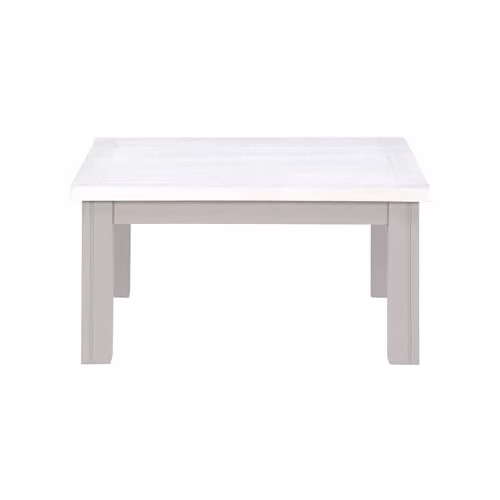 baumhaus Greystone Low Square Coffee Table in Grey and White