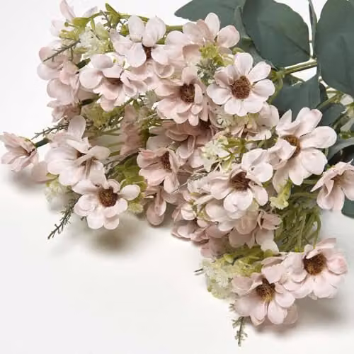 Homescapes Artificial Wild Daisy Bouquet in Pink, 46 cm – 2