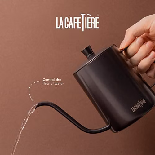 La Cafetiere Gooseneck Coffee Pour Over Pot, Black – 2