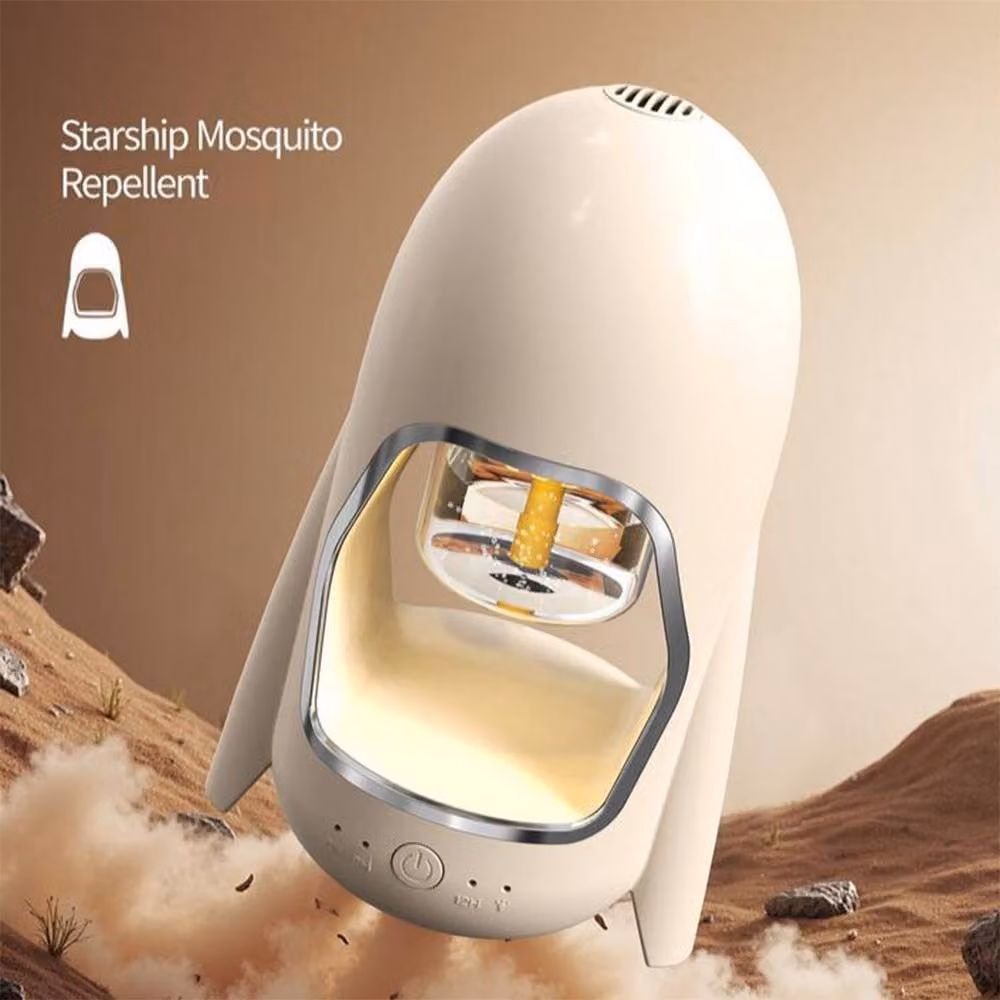 Quipulse Style 1 Intelligent Timing Rechargeable Mosquito-Killing Night Light in White and Multicolour – 3