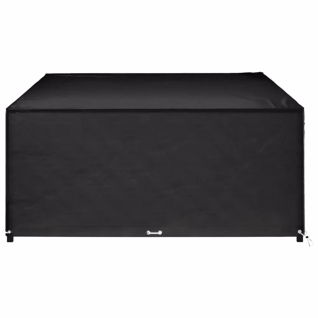 Berkfield Home Rectangular Garden Furniture Cover with 16 Eyelets, Black, W: 325 cm, D: 205 cm, H: 90 cm – 3