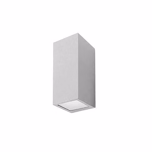 Netlighting Forlight Cube 2 Light Grey Outdoor Wall Light IP44