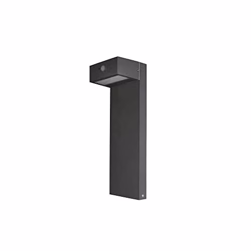 Netlighting Forlight Top LED Outdoor Bollard in Grey with Warm White 3000K, IP44