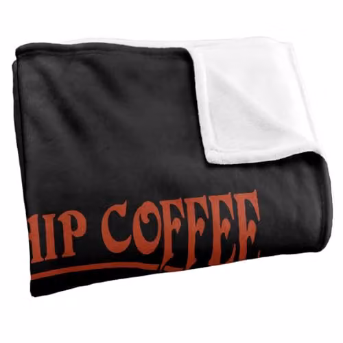 Steven Rhodes Worship Coffee Super Soft Fleece Throw Blanket, Multicolour, W: 91 cm, D: 147 cm – 7