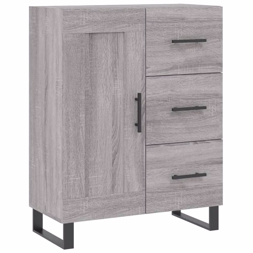 Berkfield Home Grey Sonoma Modern Sideboard, W/D/H: 69.5 x 34 x 90 cm – 2