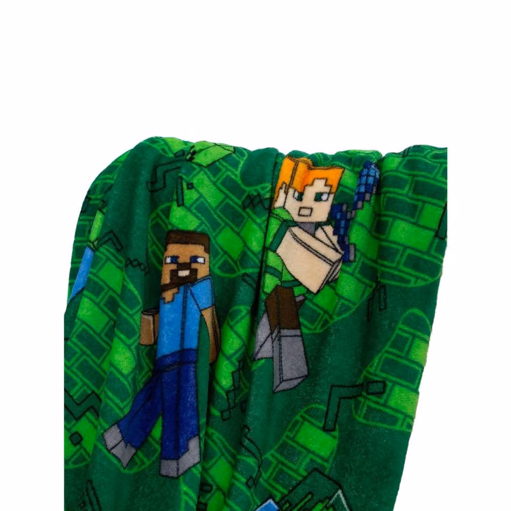 Minecraft Multicolour Fluffy Fleece Blanket for Children – 2