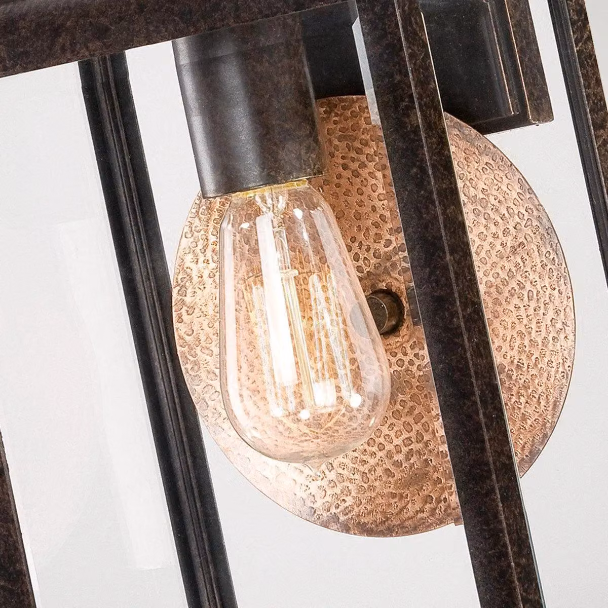 Netlighting Byron Imperial Bronze Outdoor Medium Wall Lantern Light, Brown, IP44, E27 – 4