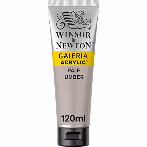 Winsor & Newton Galeria Acrylic Paint, Pale Umber, 120ml