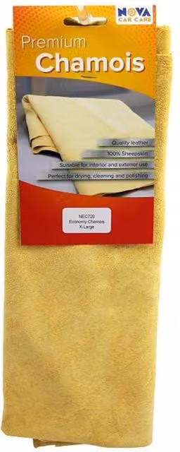 Nova Nomy Chamois X-Large Leather Cloth in Multicolour and Beige
