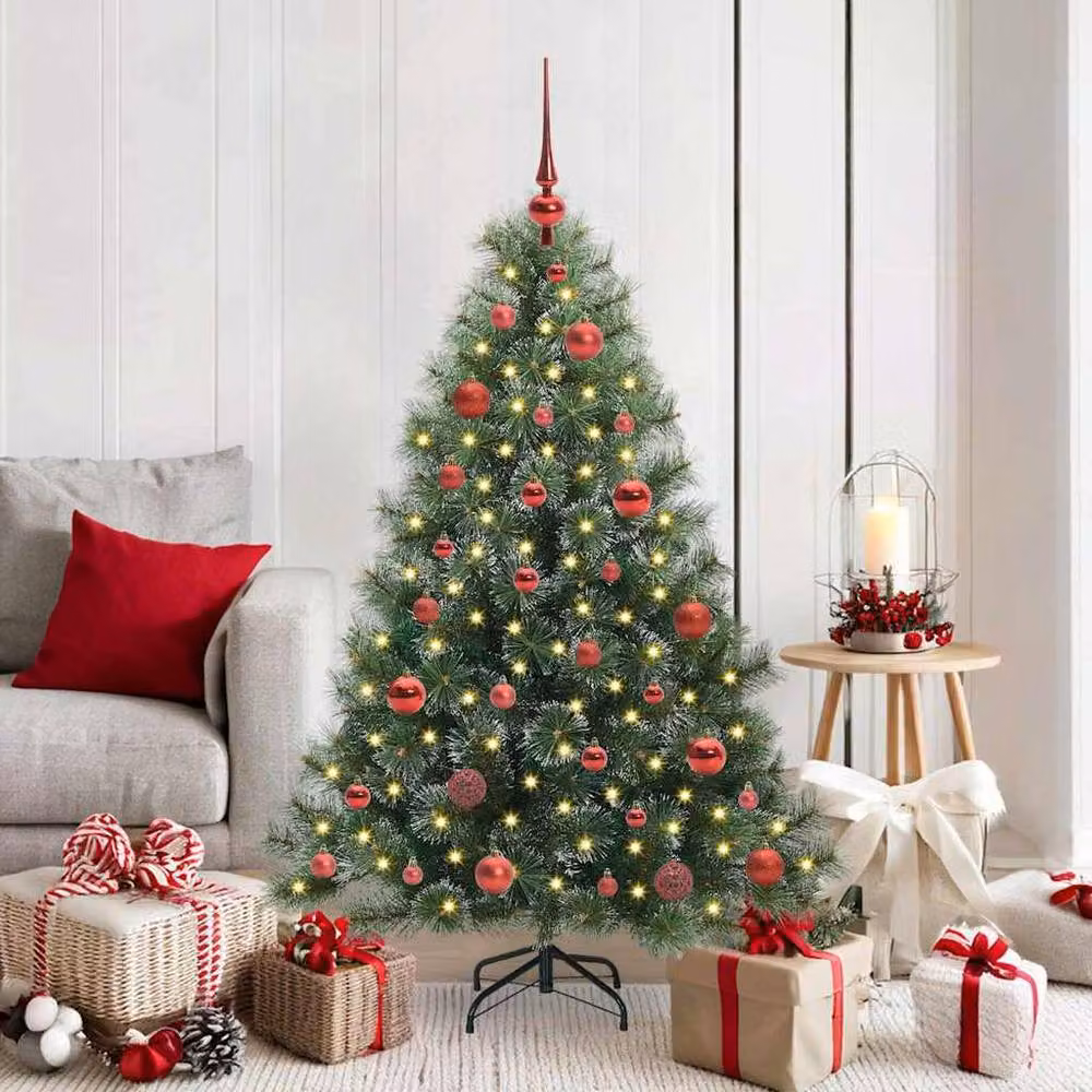 Berkfield Home Realistic Artificial Christmas Tree with 150 LEDs, Green, Height: 150 cm – 2