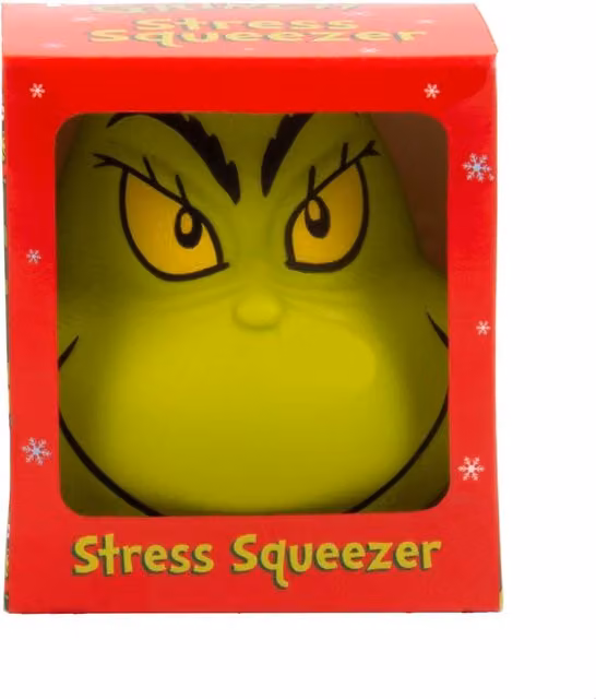 Dr. Seuss The Grinch Sensory Stress Squeezer, Green