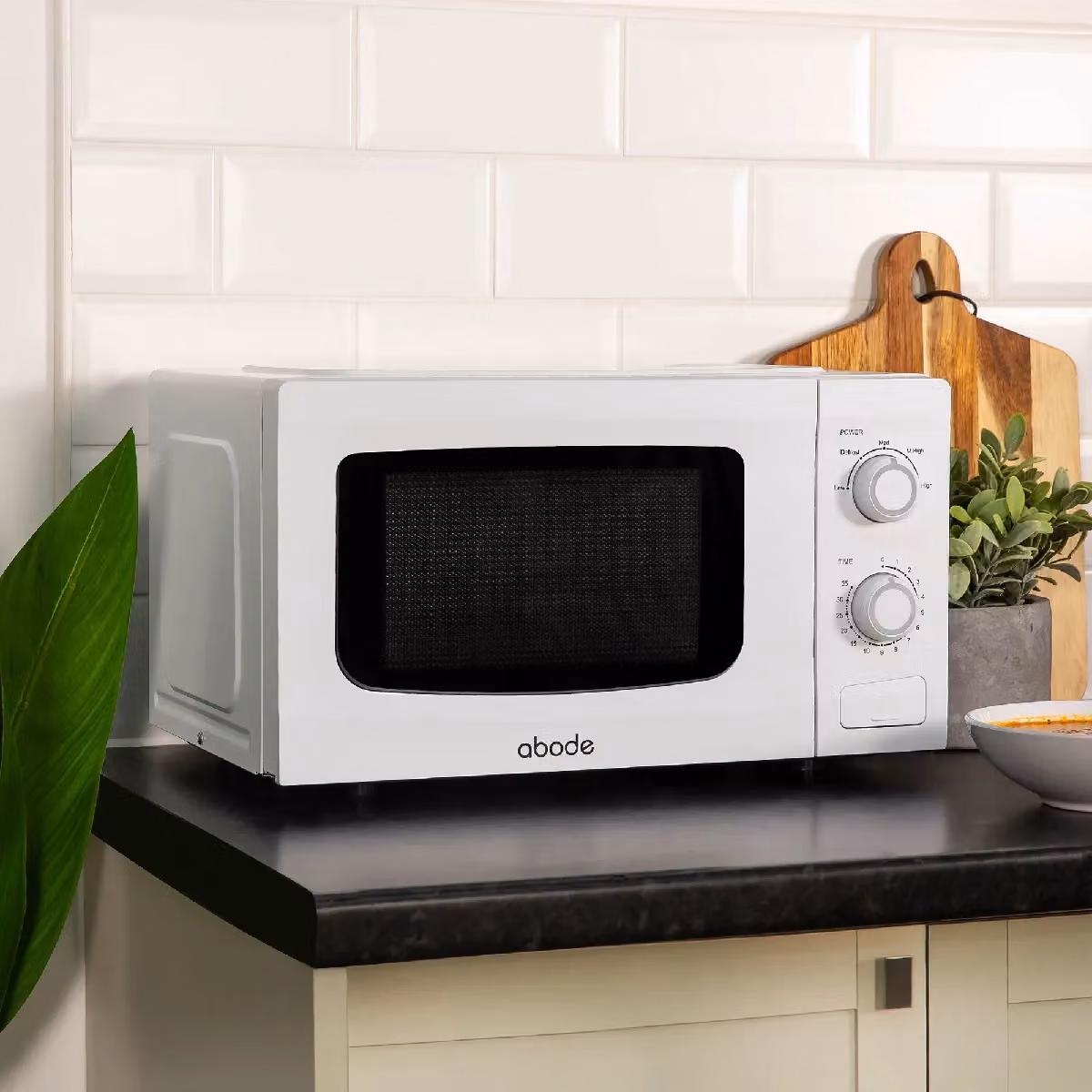 Abode AMM2001-M 20 Litre 700W Manual Solo Microwave in White – 5