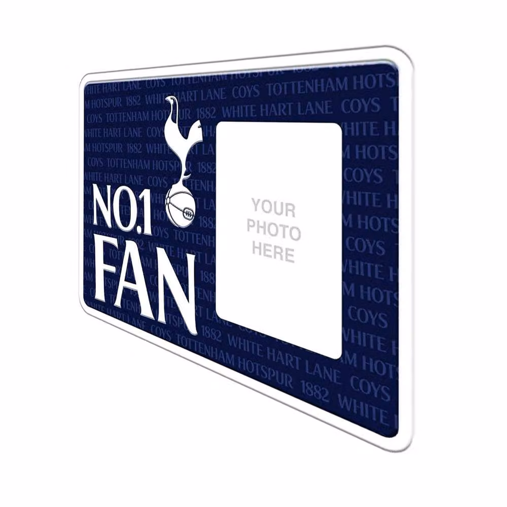 Tottenham Hotspur FC No 1 Metal Framed Hanging Plaque in Blue – 2