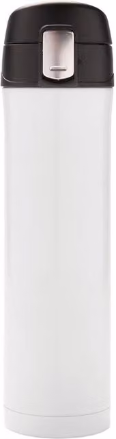 XD Design Lockable Stainless Steel Vacuum Insulated Flask, White, 450 ml – 1