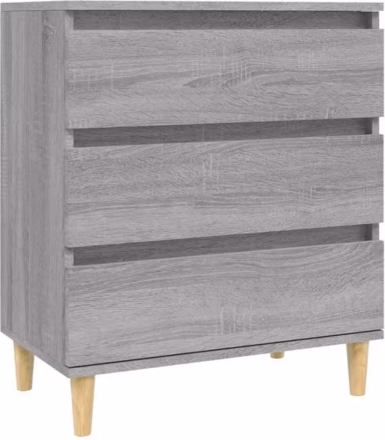 Berkfield Home Grey Sonoma Sideboard in Engineered Wood W/D/H: 60 x 35 x 70 cm