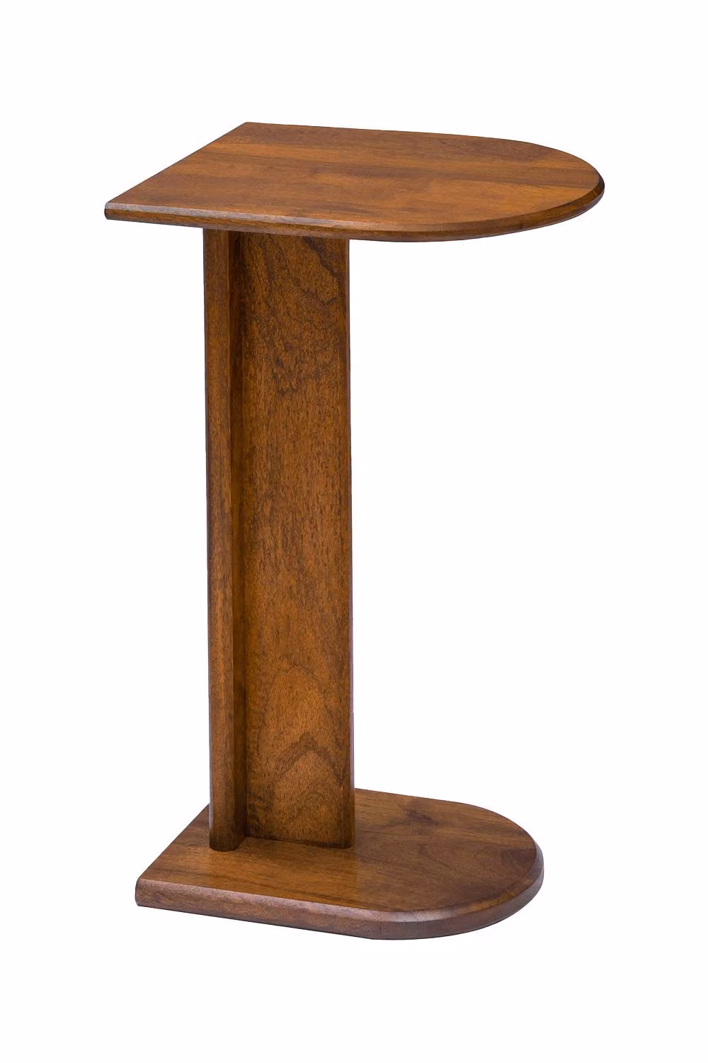 MH London Ivy C-Shape Side Table in Walnut Brown Solid Mango Wood – 3