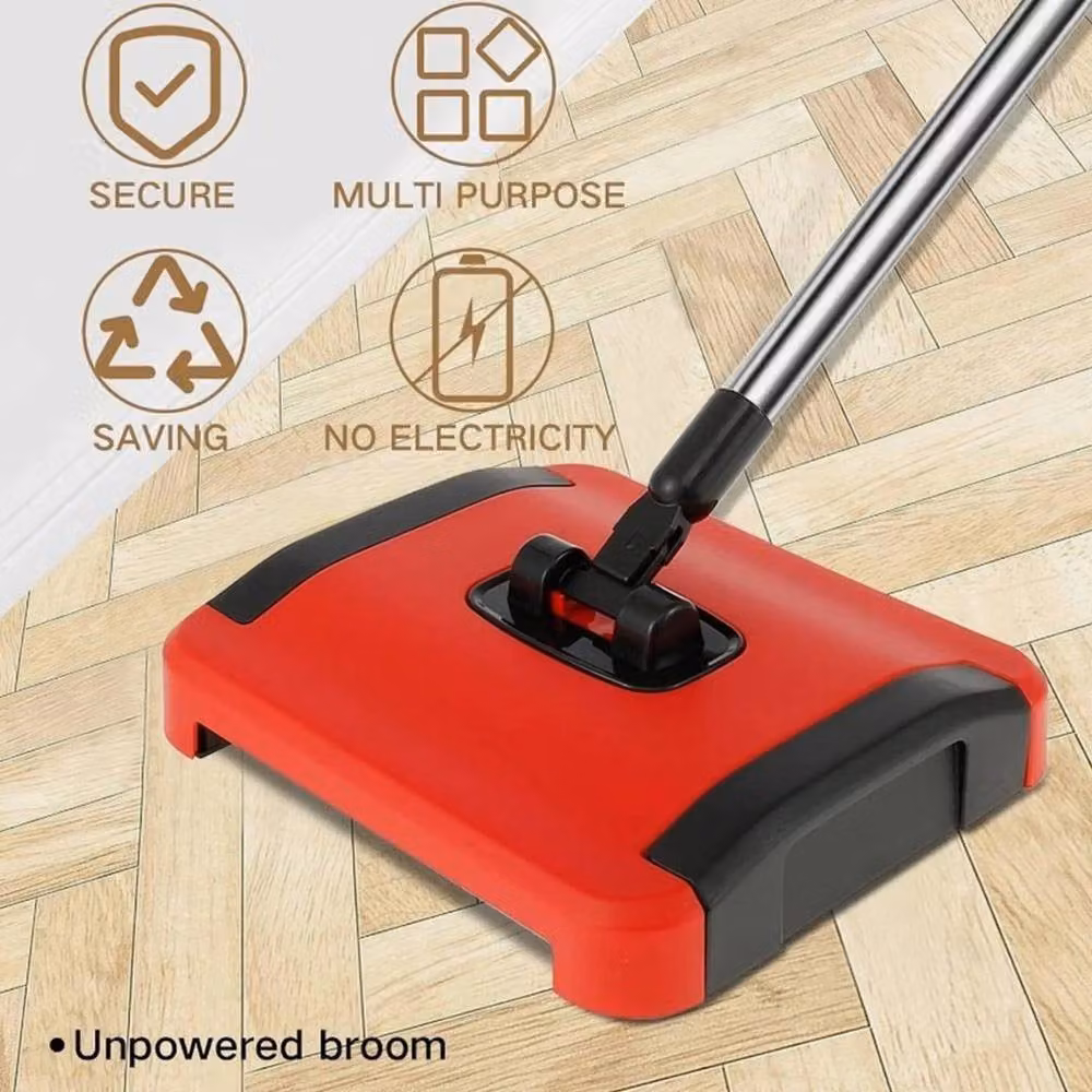 EONLION Red Walk-behind Carpet Washer Sweeper, Width: 100 cm – 4