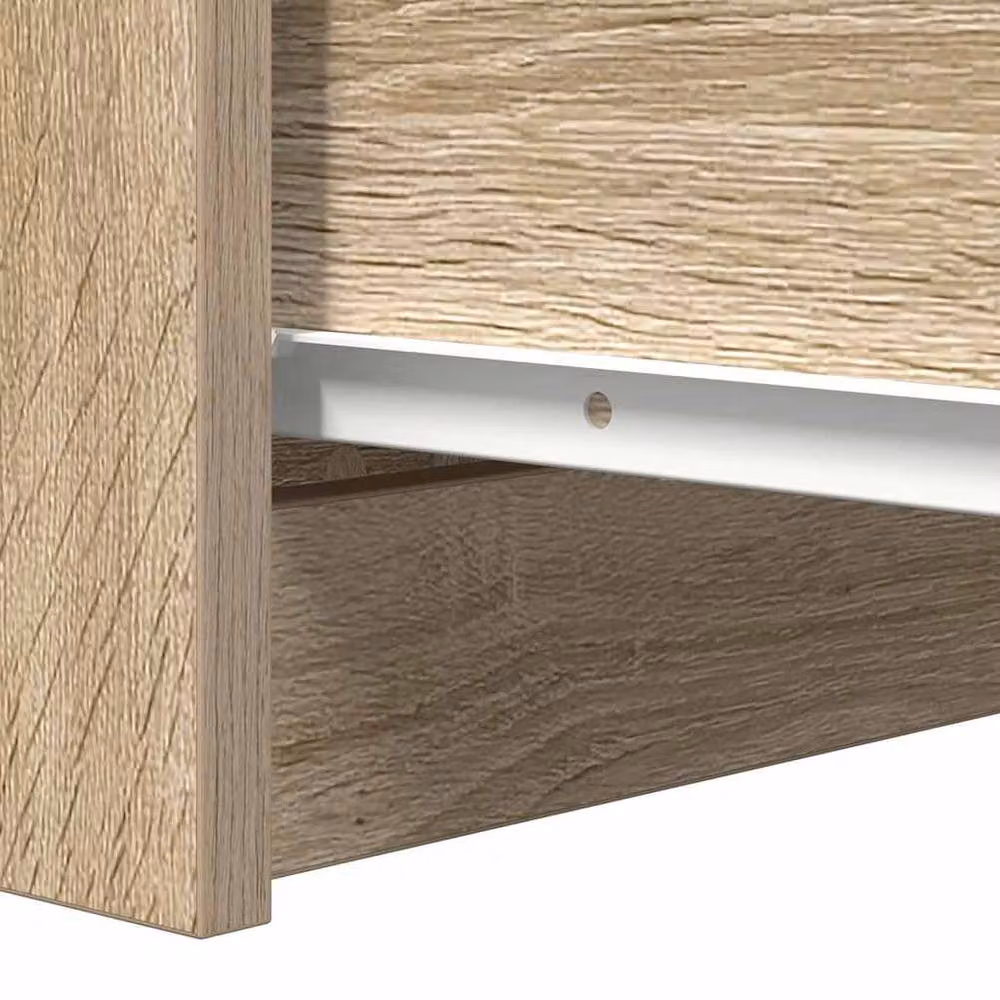 Berkfield Home Sideboard with Drawers in Sonoma Oak, Light Brown, W/D/H: 37.5 x 35 x 99 cm – 3