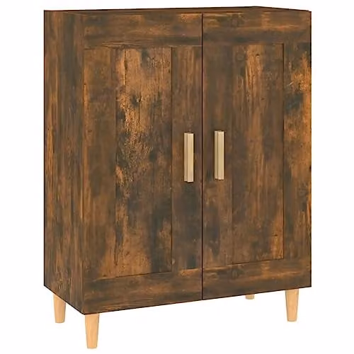 vidaXL Sideboard in Smoked Oak, Brown, W/D/H: 69.5 x 34 x 90 cm – 1