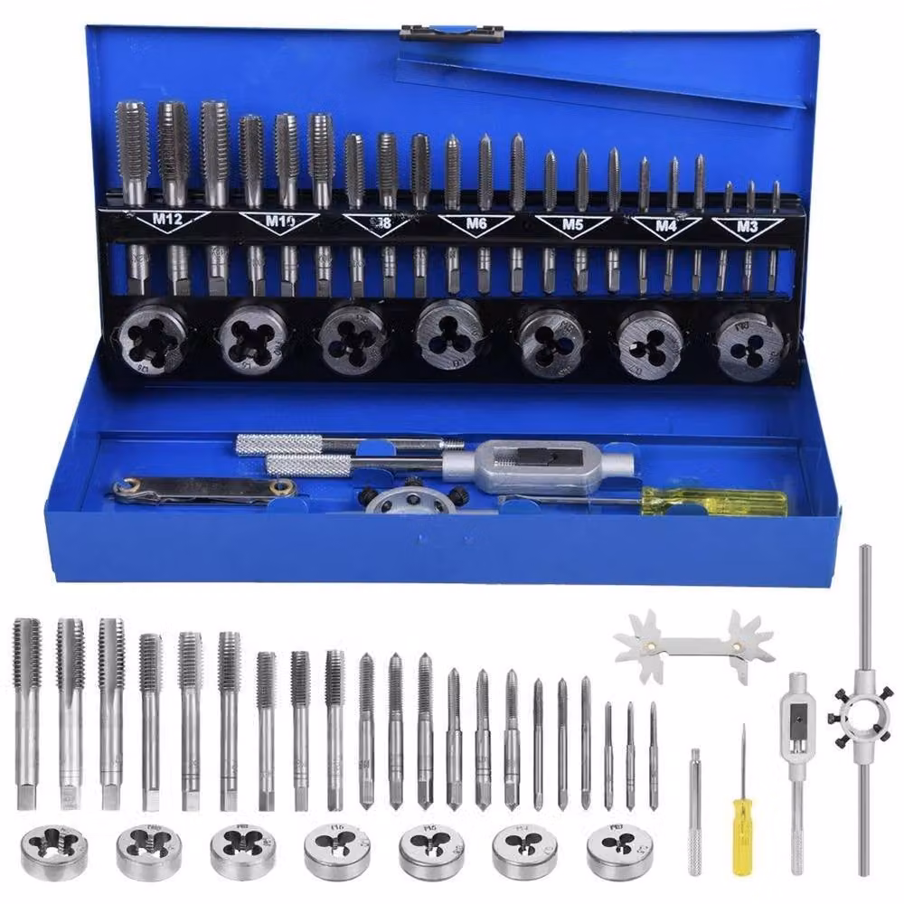 VOGREX 32-Piece Metric Tap and Die Set in Multicolour Bearing Steel – 2