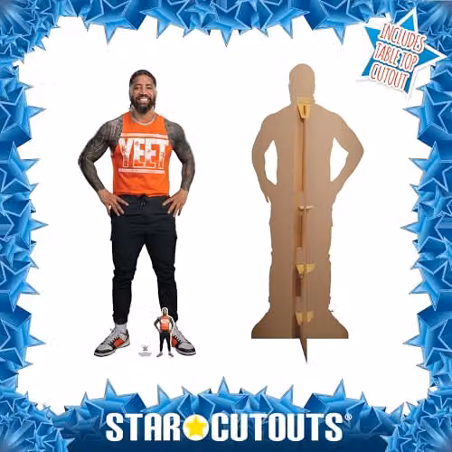 Star Cutouts SC4658 WWE Jey Uso YEET Orange Lifesize Cardboard Cutout – 3