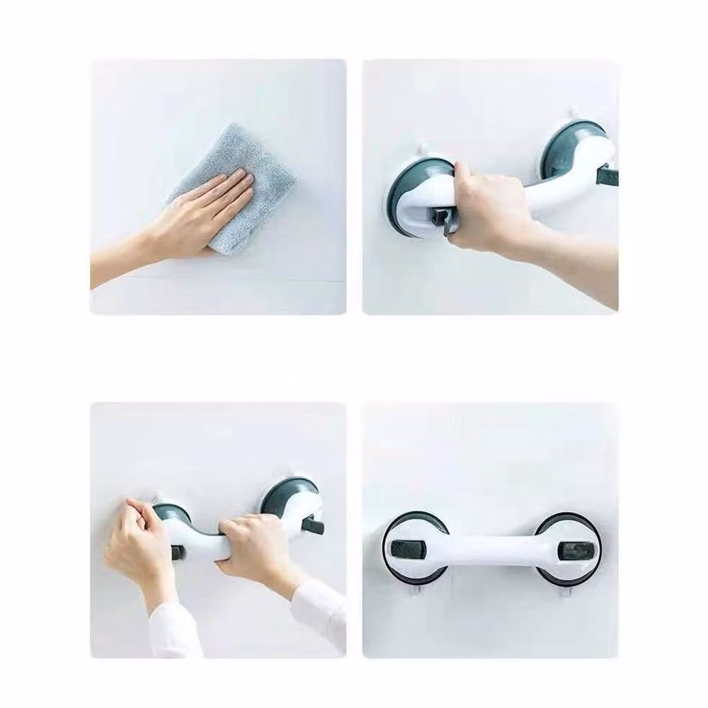 EONLION 2-Piece White Bathroom Safety Grab Handles with Suction Grip – 4