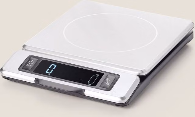 OXO Good Grips Digital Kitchen Scale in Silver Stainless Steel